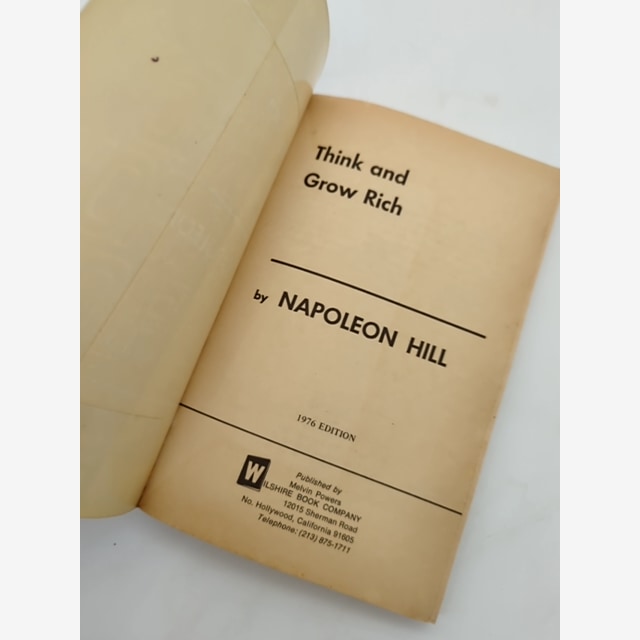 Think And Grow Rich by Napoleon Hill (Paperback, 1976) Self-Help by Napoleon Hill — photo 5