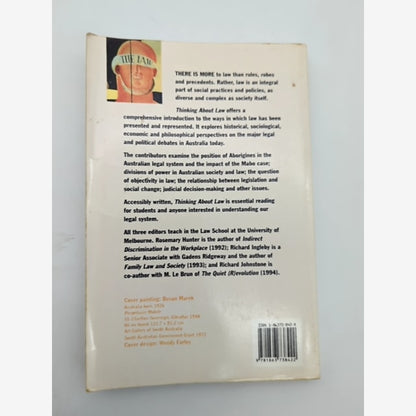 Thinking About Law: Perspectives On The History, Philosophy And Sociology Of Law by Richard Ingleby, Richard Johnstone, Rosemary Hunter — photo 6
