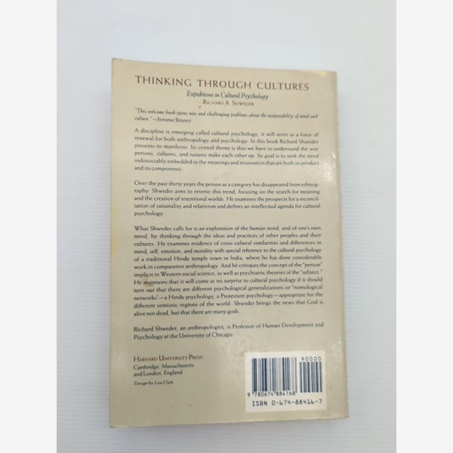 Thinking Through Cultures Expeditions In Cultural Psychology, Richard A. Shweder by Richard A. Shweder — photo 6
