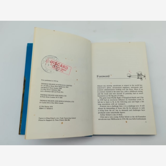This Flying Business by Wal Davies (Hardcover, 1976) 1st Edition, Aviation Book by Wal Davies — photo 3