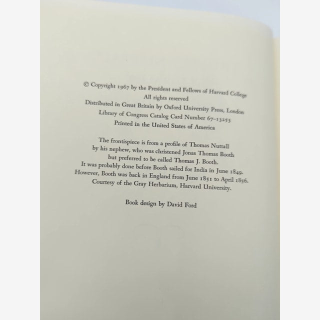 Thomas Nuttall Naturalist Explorations In America by Jeannette E Graustein by Jeannette E Graustein — photo 4