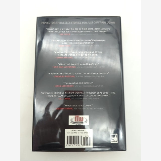 Thriller 2 by Clive Cussler (Hardcover, 2009) Signed by Sean Chercover, Gary Braver, Jeffery Deaver, Blake Crouch, Kathleen Antrim — photo 5