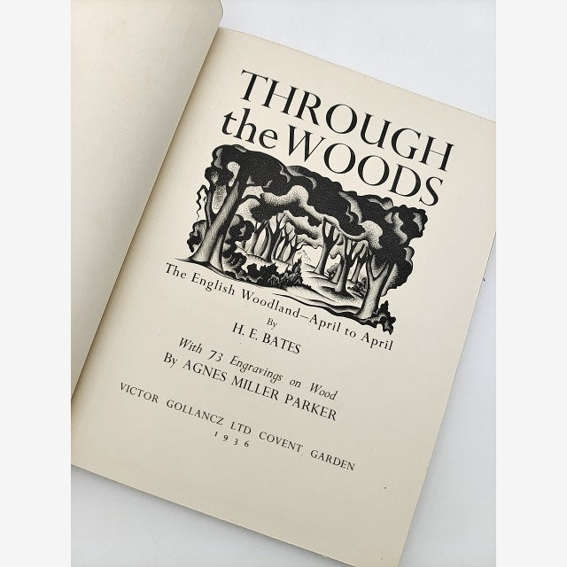 Through The Woods by H E Bates (Cloth, 1936) Natural History by H E Bates — photo 5