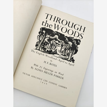 Through The Woods by H E Bates (Cloth, 1936) Natural History by H E Bates — photo 5