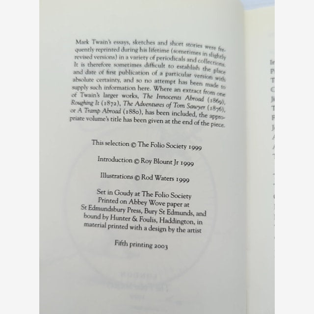 Treasury Of Mark Twain by Roy Blount Jr (Hardcover, 2003) by Roy Blount Jr — photo 2