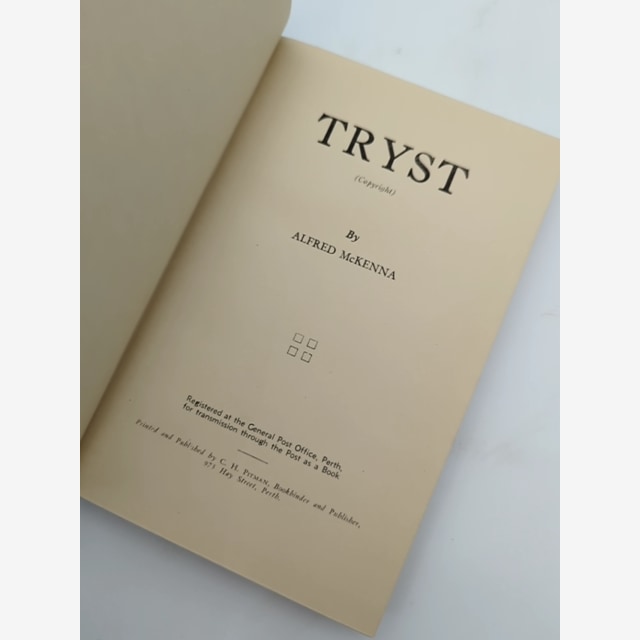 Tryst by Alfred McKenna (Hardcover, 1945) by Alfred Mckenna — photo 4