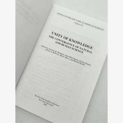 Unity Of Knowledge: The Convergence Of Natural And Human Science (annals Of The by Antonio Damasio — photo 3