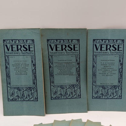 Verse - Issues 1929-1933 Nos. 1-24 Complete Rare & Scare Melbourne Australiana by Percival Serle — photo 5