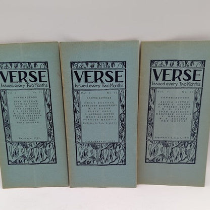 Verse - Issues 1929-1933 Nos. 1-24 Complete Rare & Scare Melbourne Australiana by Percival Serle — photo 8