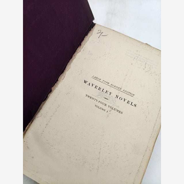 Waverley Novels by Andrew Lang (Cloth, 1901) Literature & Fiction by Andrew Lang — photo 5