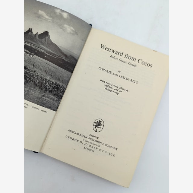 Westward from Cocos by Leslie & Coraline Rees (Cloth, 1956) 1st Edition by Leslie Rees Coraline Rees — photo 2