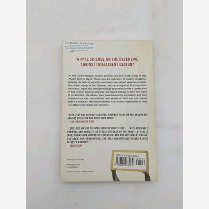 Why Darwin Matters by Michael Shermer (Paperback, 2007) Book Nook 0805083065 by Michael Shermer — photo 4