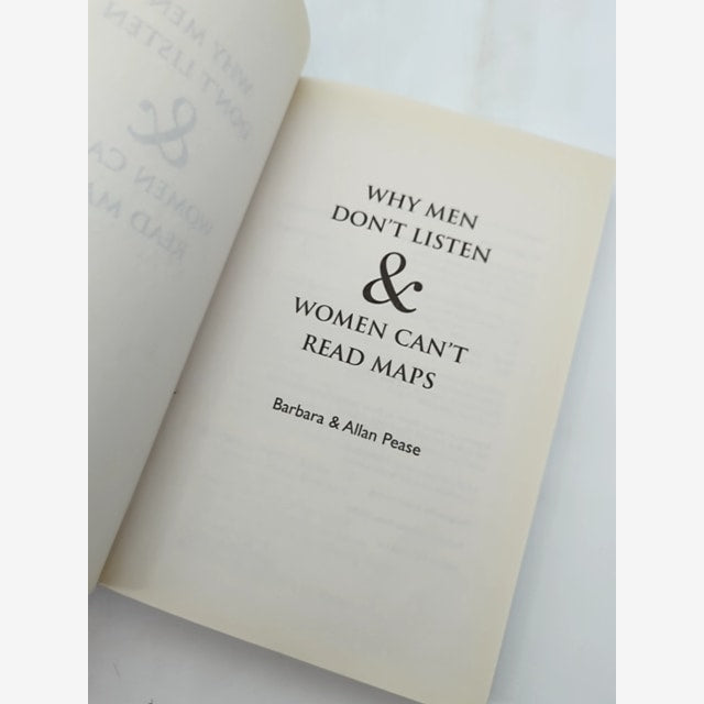 Why Men Don't Listen Women Can't Read Maps by Allan & Barbara Pease SIGNED by "Allan Pease Barbara Pease" — photo 4