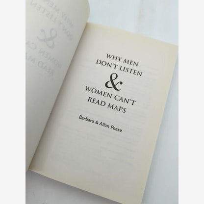 Why Men Don't Listen Women Can't Read Maps by Allan & Barbara Pease SIGNED by "Allan Pease Barbara Pease" — photo 4