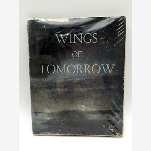 Wings of Tomorrow by Clive Turnball (Hardcover, 1945) 1st Ed Signed, Aviation by Clive Turnball book cover