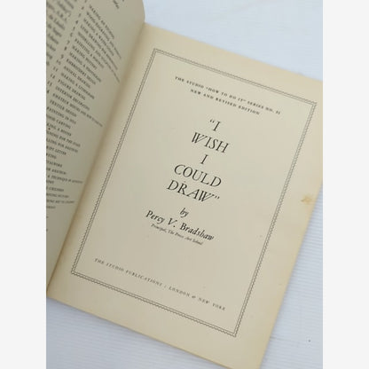 Wish Could Draw by Percy V Bradshaw (Hardcover, 1948) by Percy V Bradshaw — photo 2