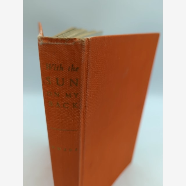 With the Sun on my Back by John K Ewers (Cloth, 1953) 1st Edition Australian by John K Ewers book cover