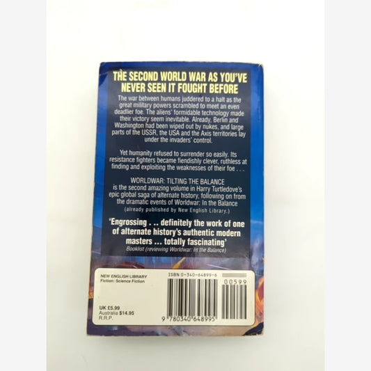 World War Tilting The Balance by Harry Turtledove (Paperback, 1995) World War II by Harry Turtledove — photo 3