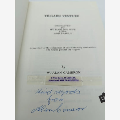 Yilgarn Venture by Alan Cameron (Paperback, 1986) 1st Ed, Signed, Aboriginal by Alan Cameron — photo 4