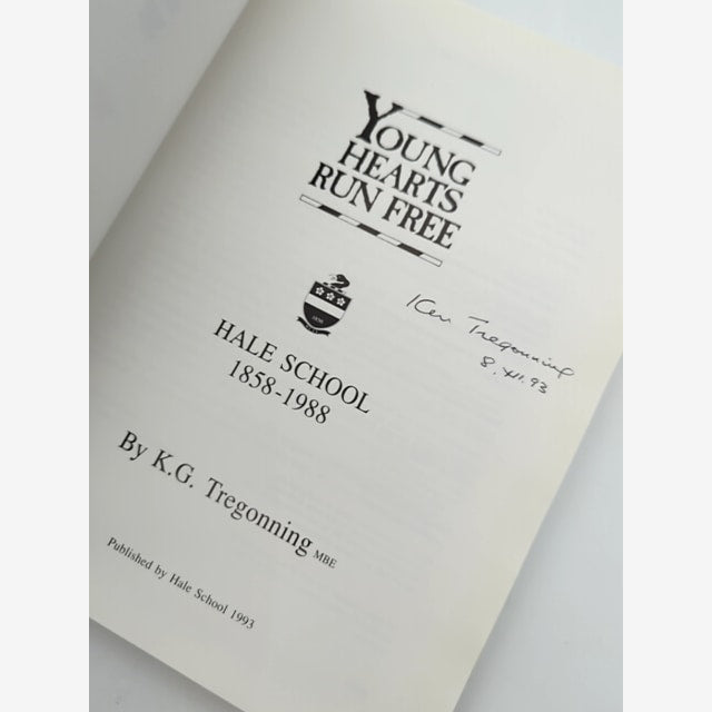 Young Hearts Run Free by K G Tregonning (Hardcover, 1993) Signed by K G Tregonning — photo 3