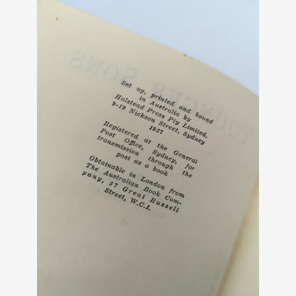 Younger Sons by H Drake-Brockman (Cloth, 1937) History by H Drake-Brockman — photo 4