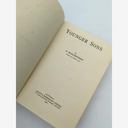 Younger Sons by H Drake-Brockman (Cloth, 1937) History by H Drake-Brockman — photo 6